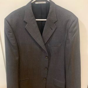 Hickey/Freeman bluish grey mens 3 button sports coat size: 44 regular